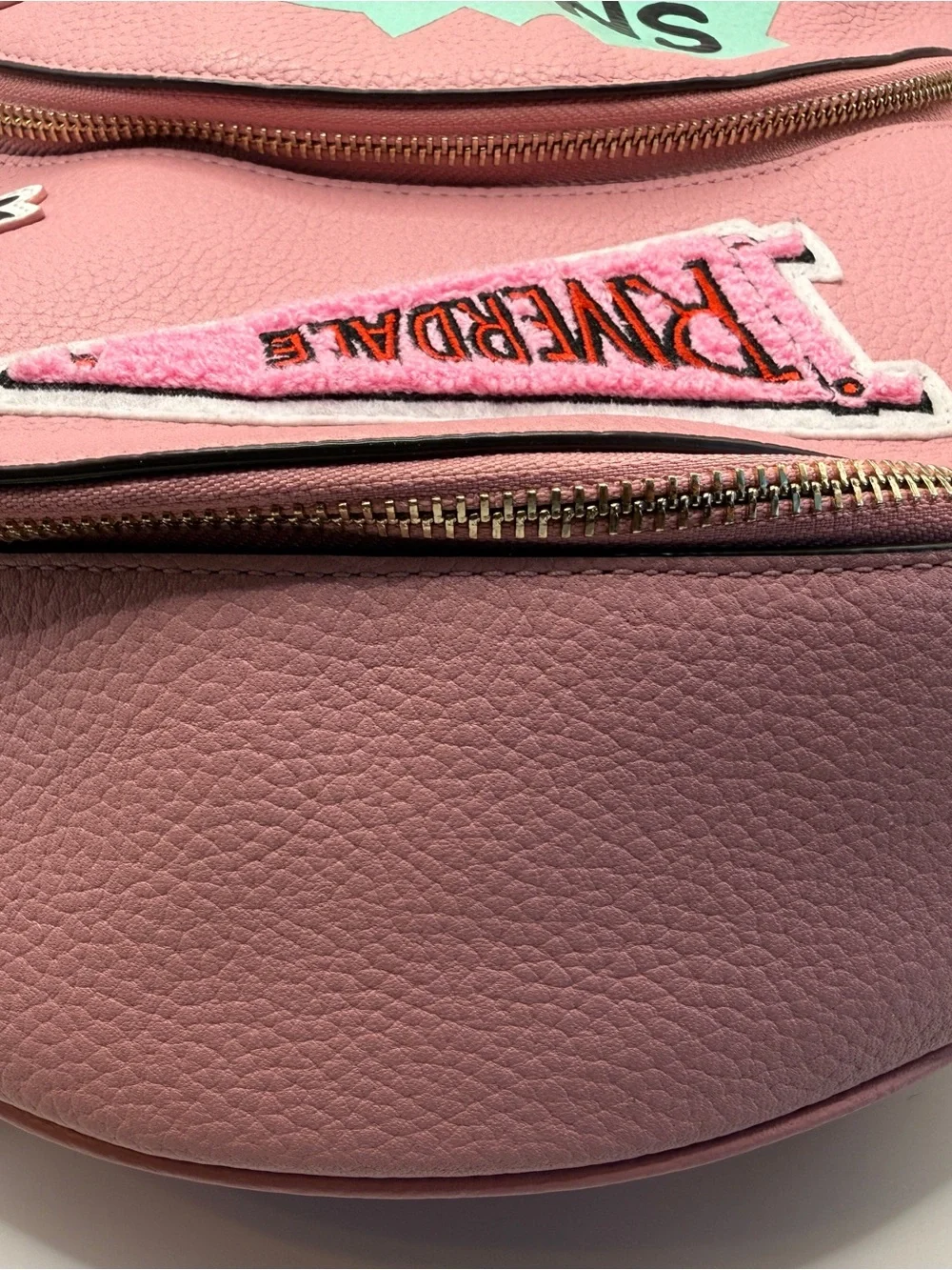 Kate Spade x Archie Comics - Betty & Veronica Pink Medium Leather Backpack Purse